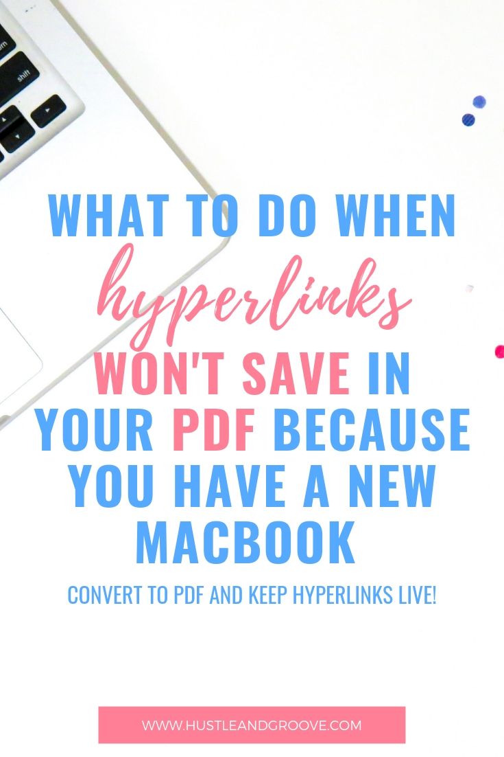 adobe for mac hyperlink not converting